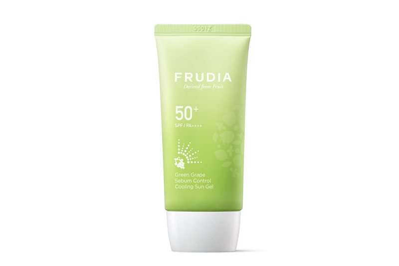 Отзыв о солнцезащитном геле с зеленым виноградом FRUDIA Себум контроль SPF 50+/PA ++++