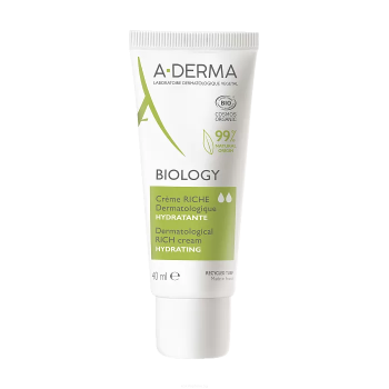A-DERMA Дерматологический увлажняющий крем для сухой кожи BIOLOGY, 40мл