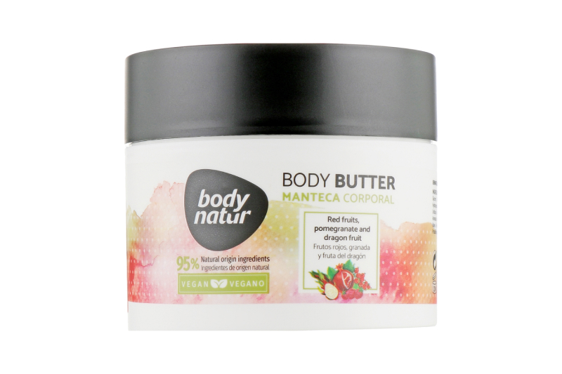 Отзыв на Баттер для тела Body Natur с красными фруктами, гранатом и драгон фруктом