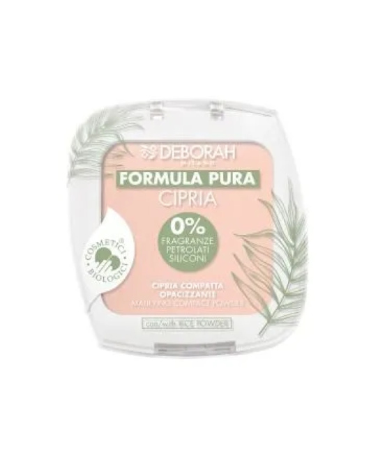 Deborah Milano Пудра для лица матирующая FORMULA PURA MATIFYING COMPACT POWDER, тон 01, 9 (2)