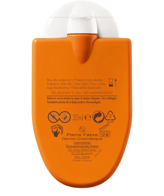 AVENE Компакт-эмульсия солнцезащитная для всей семьи SPF 50+, 30мл (1)