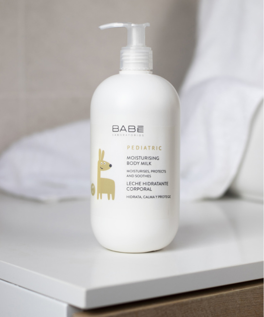 BABE Laboratorios Молочко детское увлажняющее для тела, 500мл (2)
