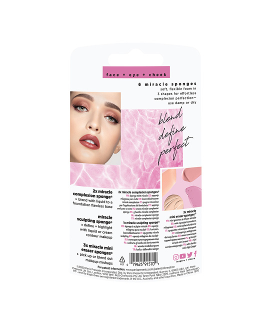 Real Techniques Набор спонжей для макияжа Miracle Complexion, 6шт (6)