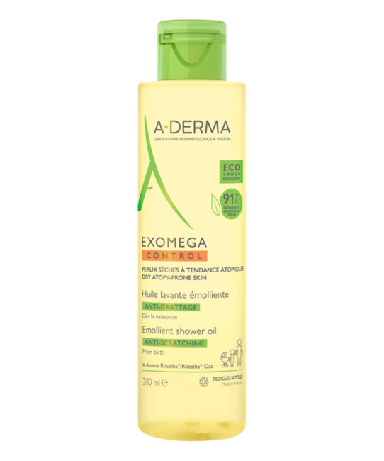 A-DERMA Масло смягчающее для душа Exomega Control, 200мл