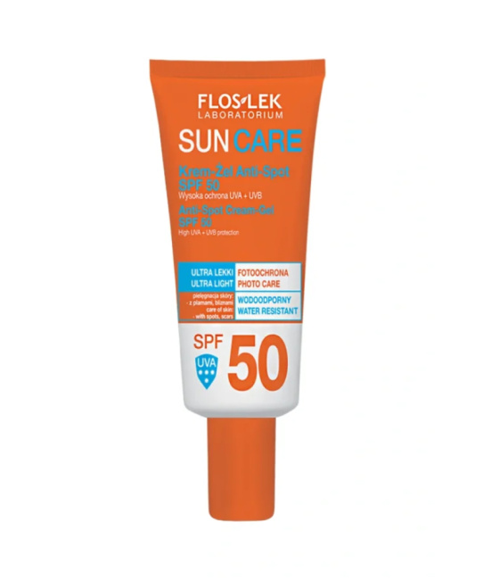 Floslek Солнцезащитный крем-гель против пигментации SPF 50, 30мл (1)