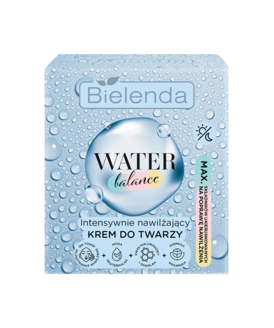 Bielenda Крем для лица интенсивно увлажняющий WATER BALANCE, 50мл (1)
