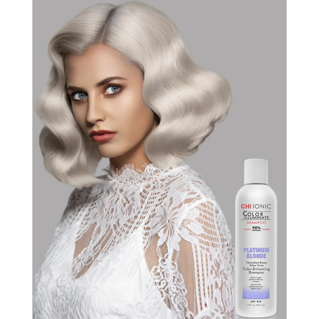 CHI Оттеночный шампунь для волос Platinium Blonde, 355мл (1)