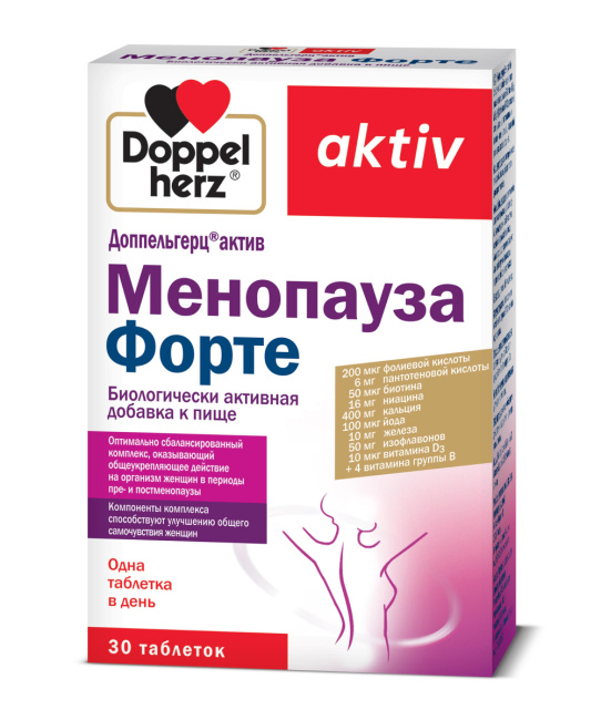 Doppelherz Менопауза Форте Aktiv №30 (30 табл.) (1)
