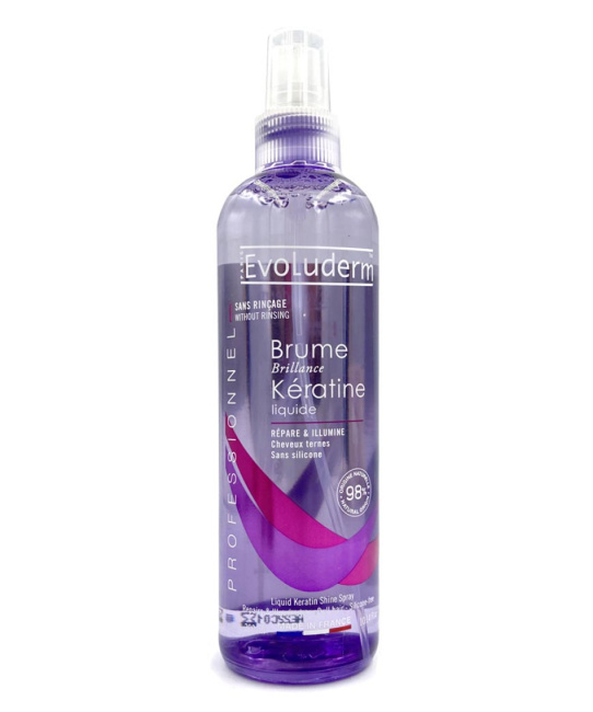 Evoluderm Спрей для сухих волос с Кератином Brume Brillance Keratine Liquide, 300мл