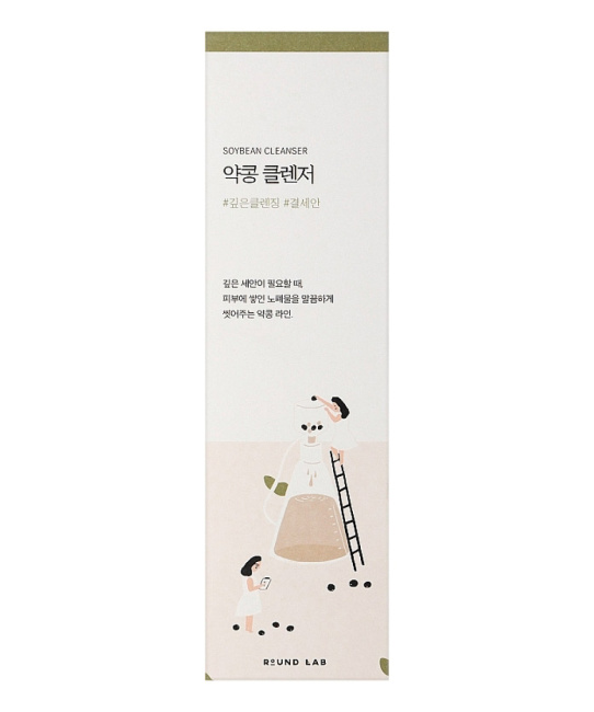 Round Lab Пенка-скраб очищающая для лица SOYBEAN CLEANSER, 150мл (2)