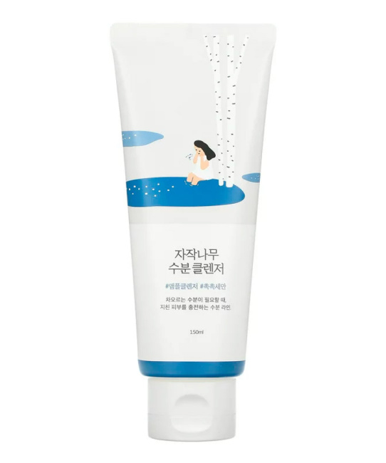 Round Lab Пенка увлажняющая очищающая для лица BIRCH JUICE MOISTURIZING CLEANSER, 150мл