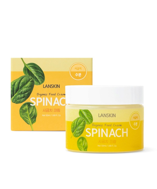 Lanskin  Поросужающий крем с экстрактом шпината, 50мл (3)