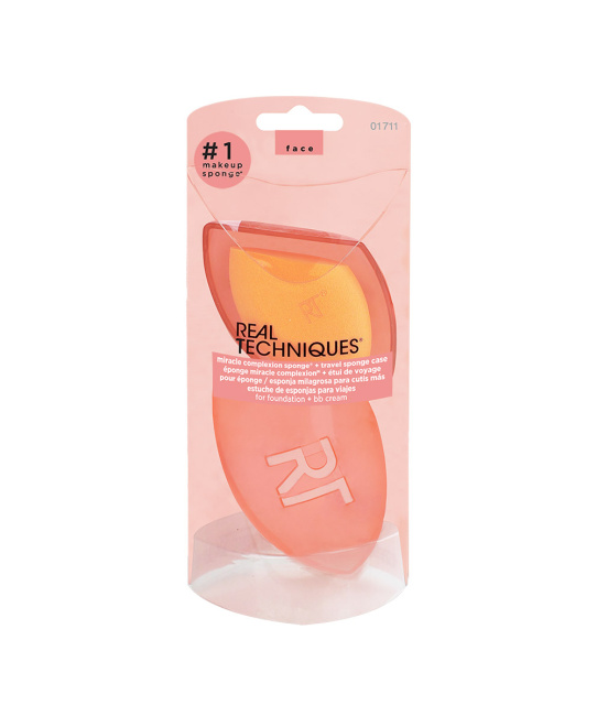 Real Techniques Спонж для макияжа с футляром для хранения Miracle Complexion, 1шт (3)