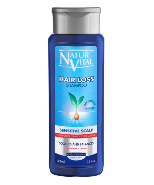Natur Vital Шампунь для предотвращения выпадения волос для чувствительной кожи головы, 300мл