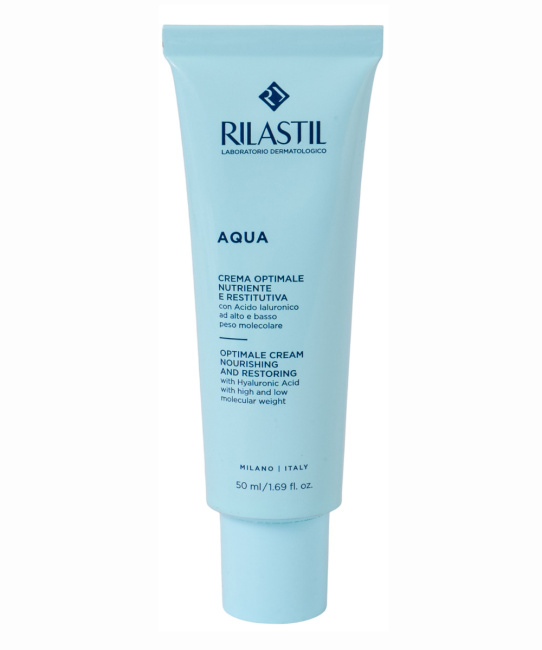 Rilastil Крем для лица оптималь питательный и восстанавливающий AQUA, 50мл