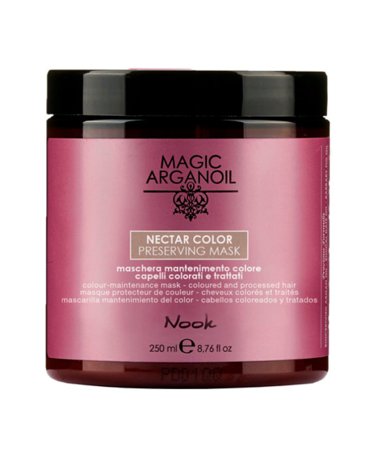 NOOK Маска для сохранения цвета окрашенных волос Магия Арганы Nook MAGIC ARGANOIL NECTAR COLOR PRESERVING MASK colour-maintenance mask, 250мл