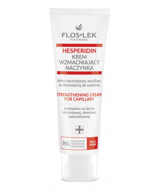Floslek Крем для лица, шеи и декольте HESPERIDIN strengthening cream for capillafy, 50мл