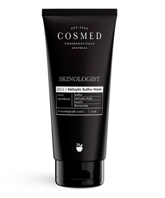 Cosmed Маска косметическая с серой и салициловой кислотой SKINOLOGIST SALICYLIC SULFUR MASK, 75мл