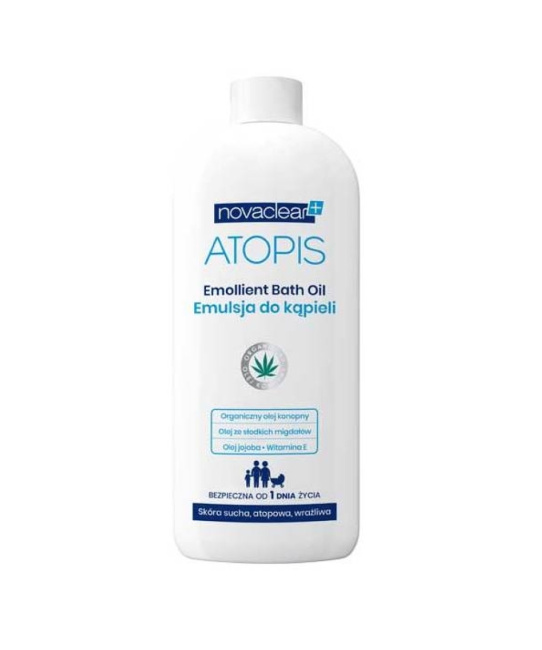 NovaClear Масло смягчающее для ванны для детей и взрослых, 500мл