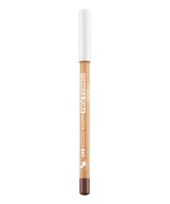 Deborah Milano Карандаш для глаз FORMULA PURA ORGANIC EYE PENCIL, тон: 02 Коричневый, 1.2г (2)