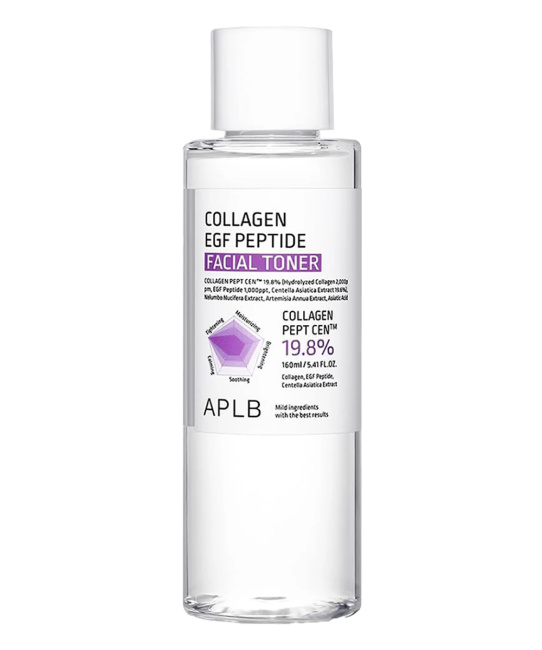 APLB Тонер с коллагеном и пептидами COLLAGEN EGF PEPTIDE FACIAL TONER, 160мл
