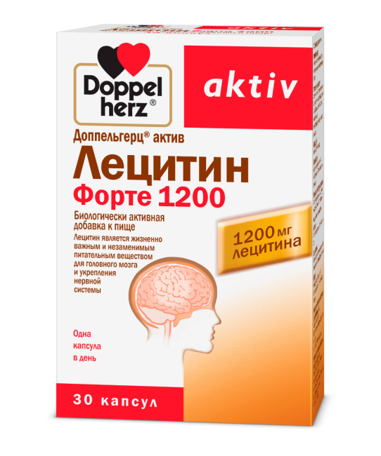 Doppelherz Лецитин Форте 1200 Aktiv №30 (30 капс.) (1)