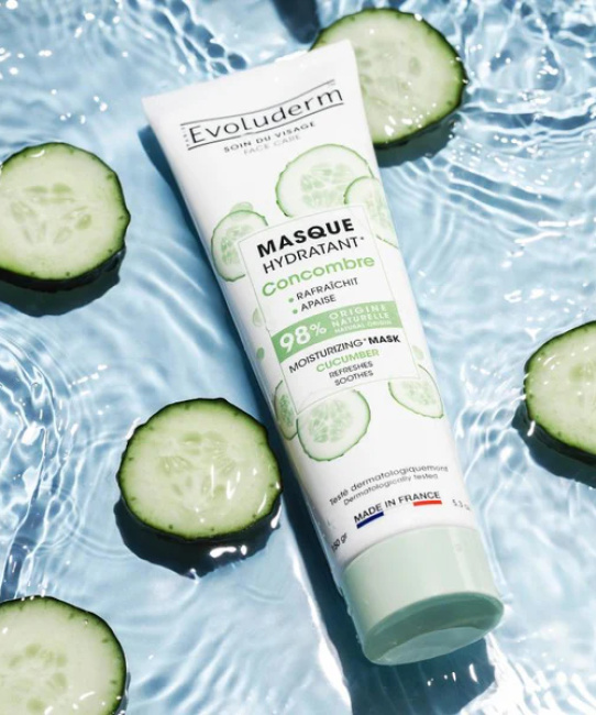 Evoluderm Увлажняющая огуречная маска для лица, 150г (2)