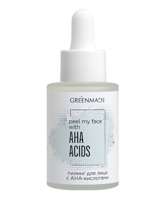 Greenmade Пилинг для лица с AHA-кислотами Peel my face with AHA Acids, 30мл