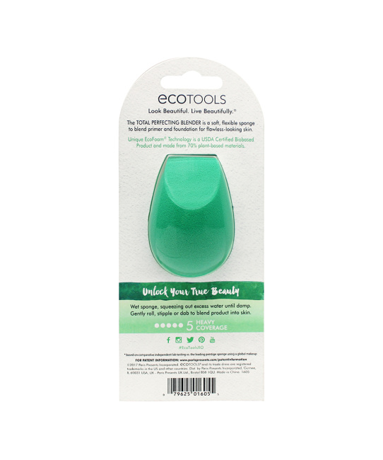 EcoTools Спонж для макияжа биоразлагаемый Total Perfecting, 1шт (5)