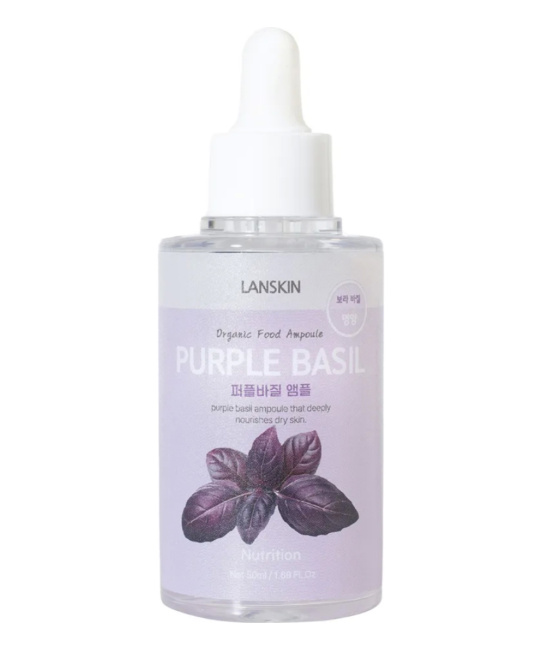 Lanskin  Восстанавливающая ампульная сыворотка с базиликом, 50мл