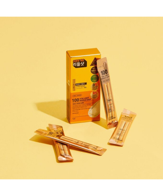 VT COSMETICS VT COSMETICS Бустер-сыворотка с микроиглами и витаминами 100 Vita-Light Reedle Shot (оранжевая) 2 мл, 2 (1)