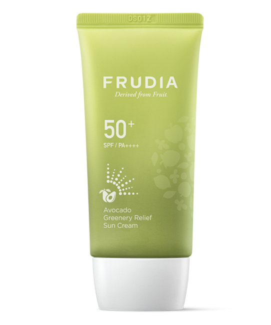FRUDIA Солнцезащитный крем для лица Восстанавливающий с авокадо SPF 50+/PA ++++, 50г