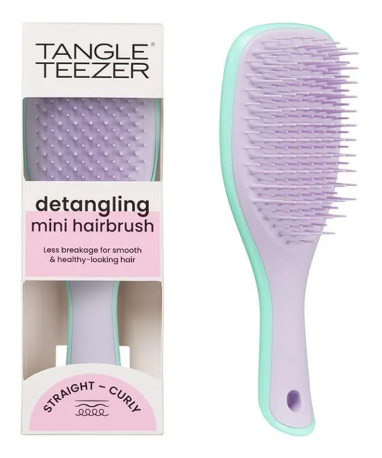 Tangle Teezer Расческа для волос The Wet Detangler Mini Wisteria Leaf (4)