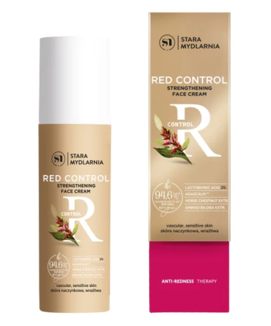 Stara Mydlarnia Крем для лица Red Control strengthening face cream, 50мл (1)