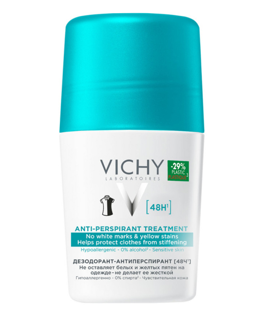 VICHY Дезодорант-антиперспирант 48 часов, 50мл