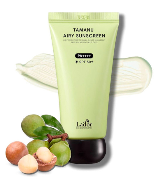 Lador Солнцезащитное средство Tamanu Airy Sunscreen, 50мл (1)