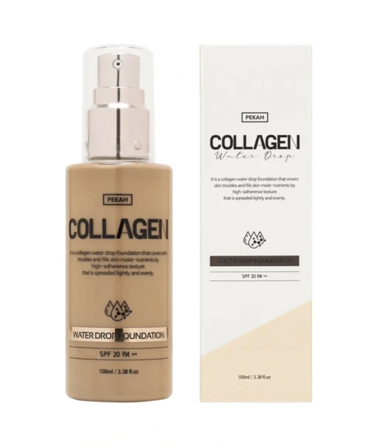 PEKAH Увлажняющая тональная основа с коллагеном Collagen Water Drop, 13 тон (слоновая кость), 100мл (1)