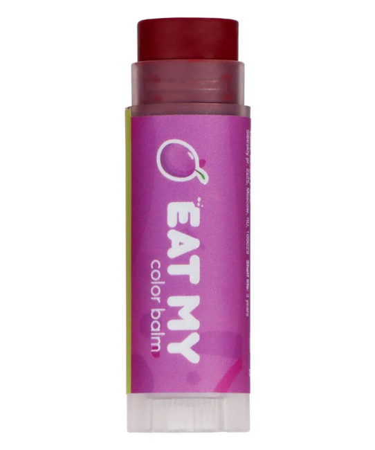 EAT MY Оттеночный бальзам для губ "Сливовый смузи", 4.8г (2)