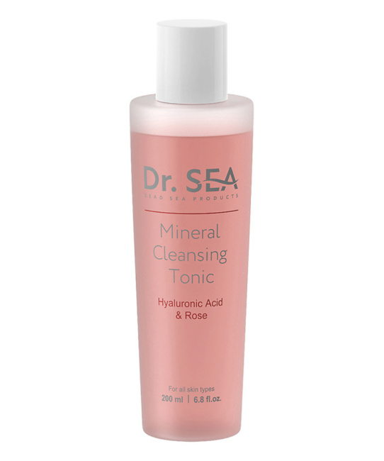 Dr.Sea Минеральный очищающий тоник с гиалуроновой кислотой и экстрактом розы, 200мл