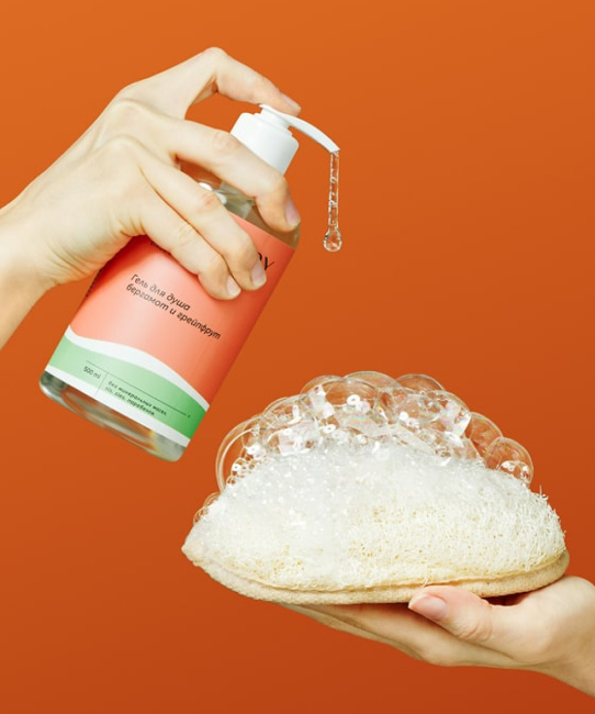 SAVONRY Гель для душа  БЕРГАМОТ и ГРЕЙПФРУТ, 500мл (3)