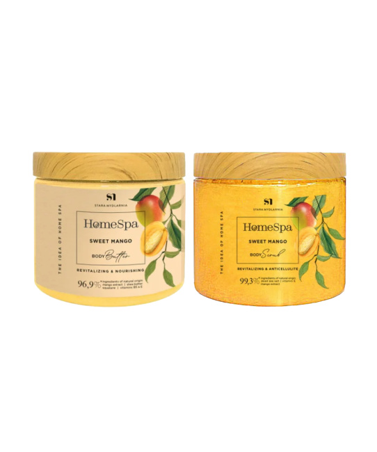 Stara Mydlarnia Набор Stara Mydlarnia Sweet Mango Масло д/тела+Скраб д/тела + Авторская подарочная коробка