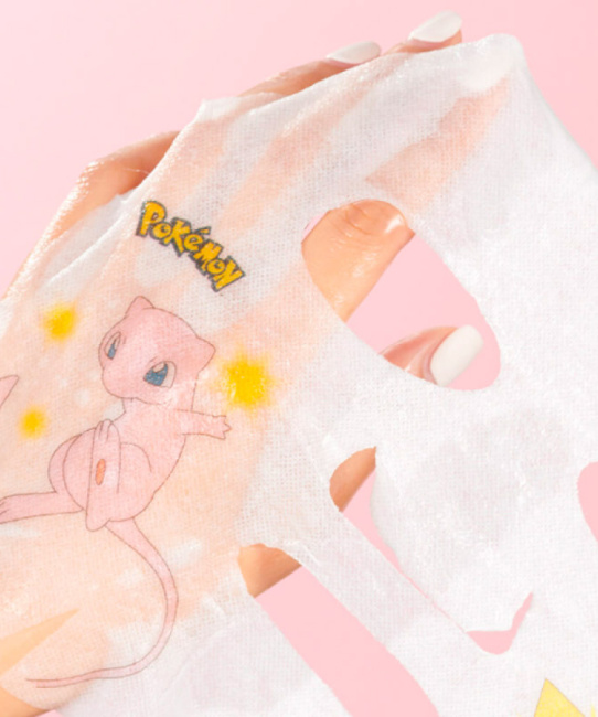 JM Solution Маска тканевая питательная с аминокислотами Amino Acid Mask X Pokemon MEW, 30мл (1)