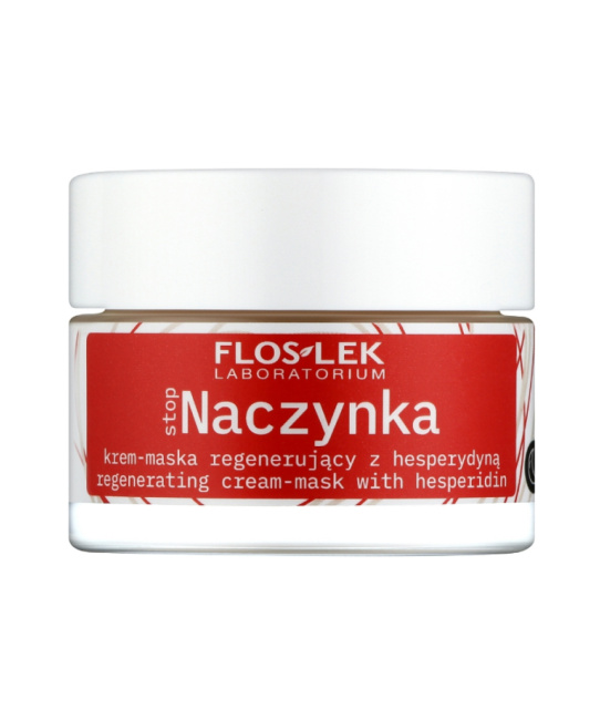 Floslek Крем - маска для лица регенерирующая с геспередином stopNaczynka, 50мл (1)