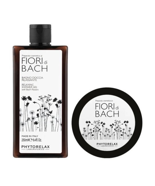 Phytorelax Набор по уходу за телом BACH FLOWERS SHOWERGEL + RICH BODY CREAM, 550мл (1)