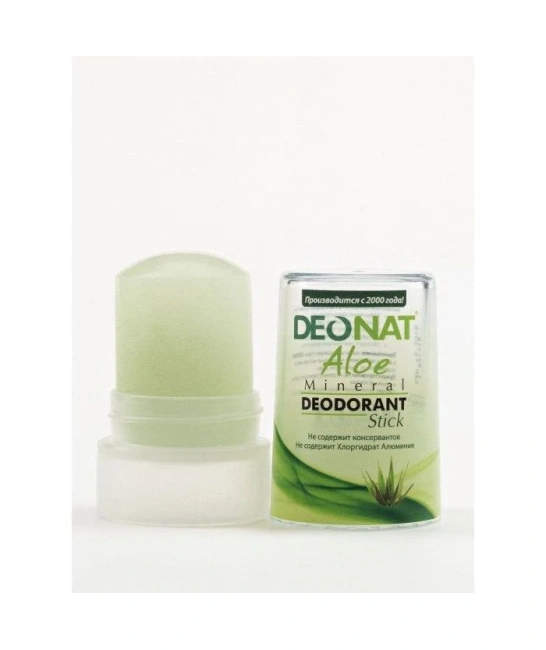 Deonat Дезодорант-кристалл стик с соком Алоэ, 40г (1)