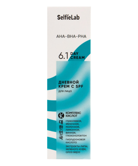 Selfielab Крем для лица дневной с SPF AHA-BHA-PHA, 50г (2)