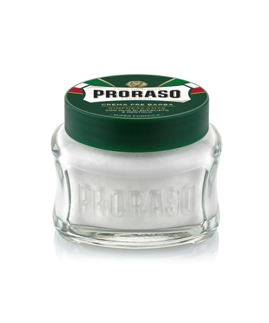 PRORASO Крем до бритья освежающий с маслом эвкалипта и ментолом, 100мл (1)