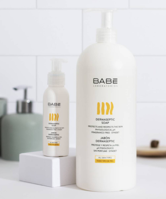 BABE Laboratorios Мыло антибактериальное, 1000мл (2)