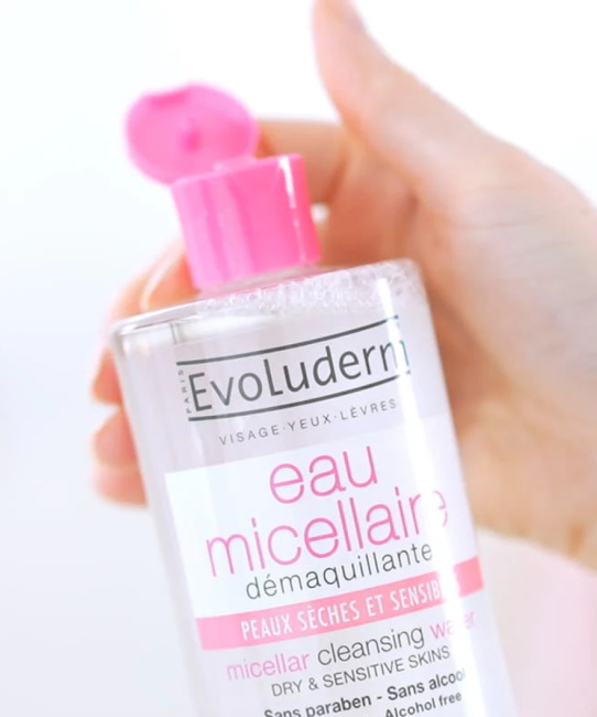Evoluderm Мицеллярная вода для сухой и чувствительной кожи, 250мл (2)