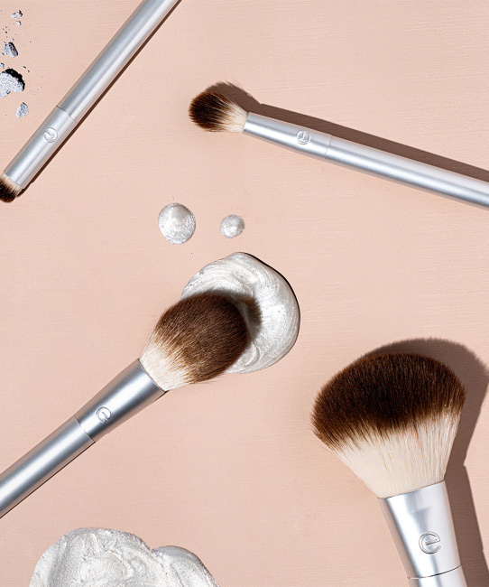 EcoTools Набор кистей для макияжа Precious Metals, 4шт (1)